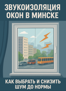 Звукоизоляция окон в Минске